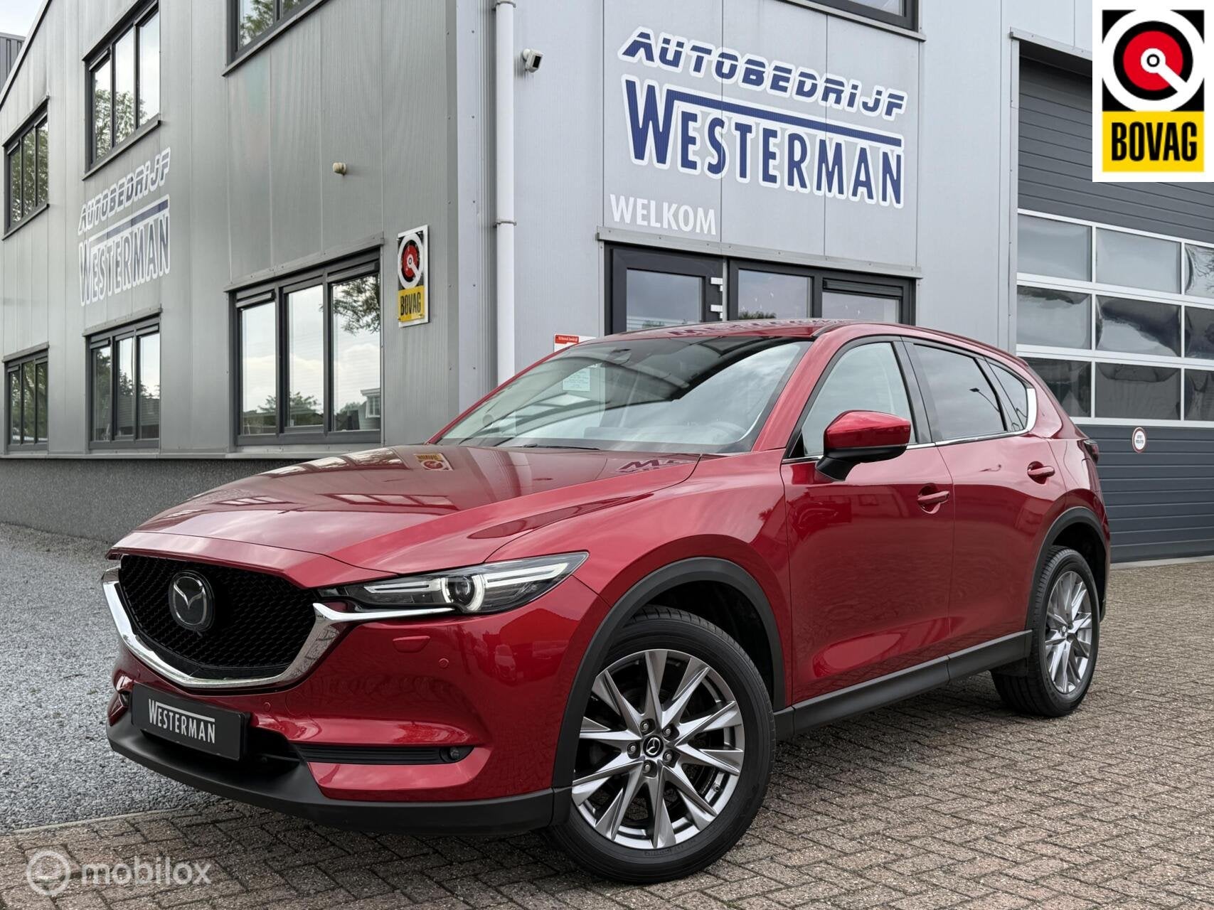 Mazda CX-5 2.0 SkyActiv-G 165 Luxury ! VOL ! Acc Leer Stoel-, Gebruikt, Zwart, 4 cilinders, Bedrijf