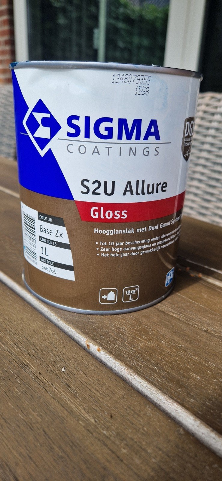 Sigma S2U Allure Gloss - Donkerblauwe Lakverf 0,75L, Blauw, Ophalen of Verzenden, Zo goed als nieuw, Lak