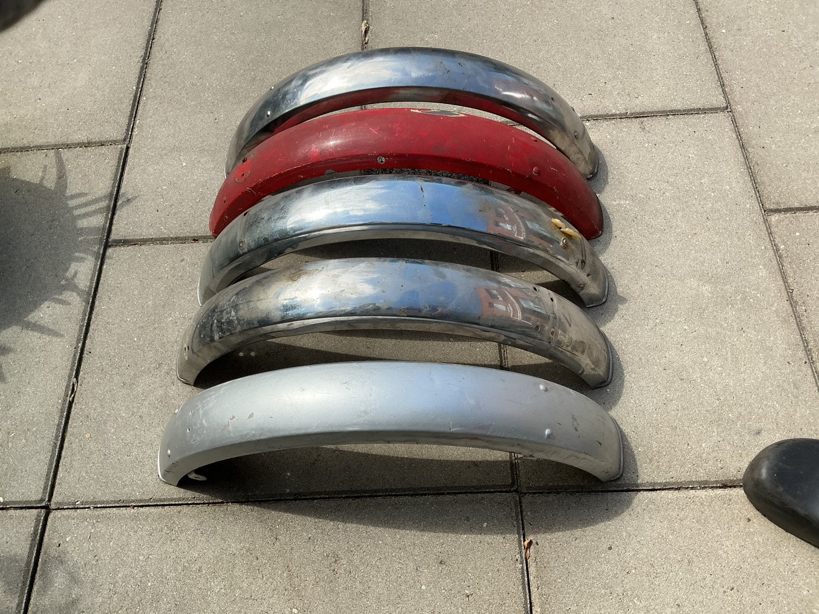 Te koop vijf voorspatborden voor de zundapp 529 1977/1978, Fietsen en Brommers, Ophalen of Verzenden, Gebruikt, Overige typen
