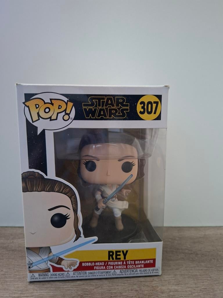 Funko Pop! Star Wars Rey Bobble-Head #307, Ophalen of Verzenden, Nieuw, Actiefiguurtje