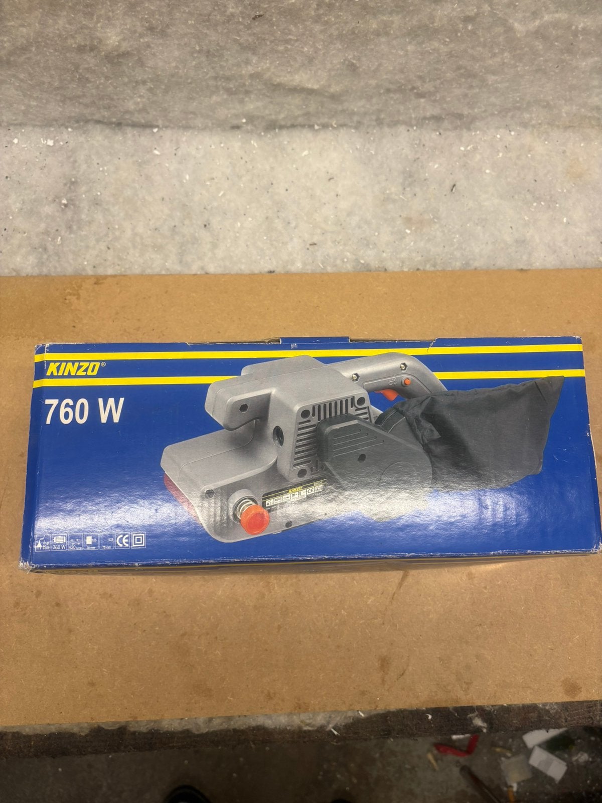 Kinzo bandschuurmachine-nieuw, Bandschuurmachine, Nieuw, 600 tot 1200 watt, K