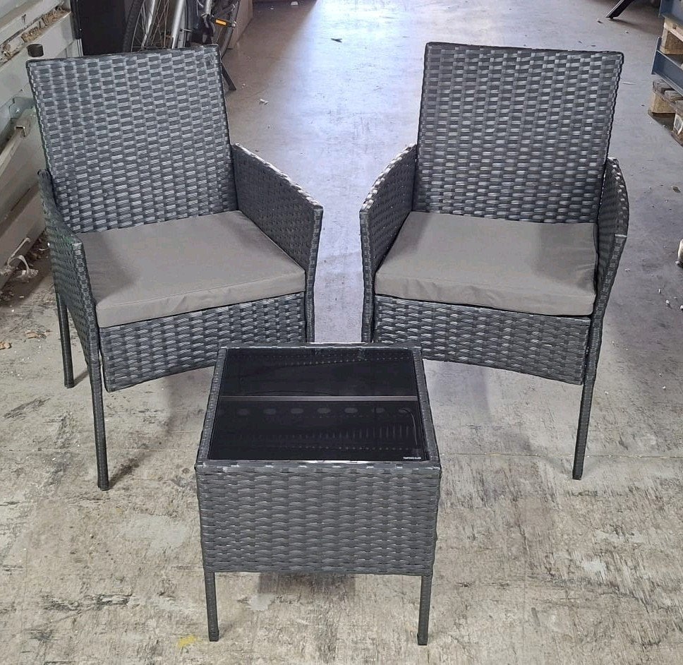 rotan tuin of balkon set , 3-delig, Tuin en Terras, Tuinsets en Loungesets, Bijzettafel, Rotan, Nieuw, Tuinset