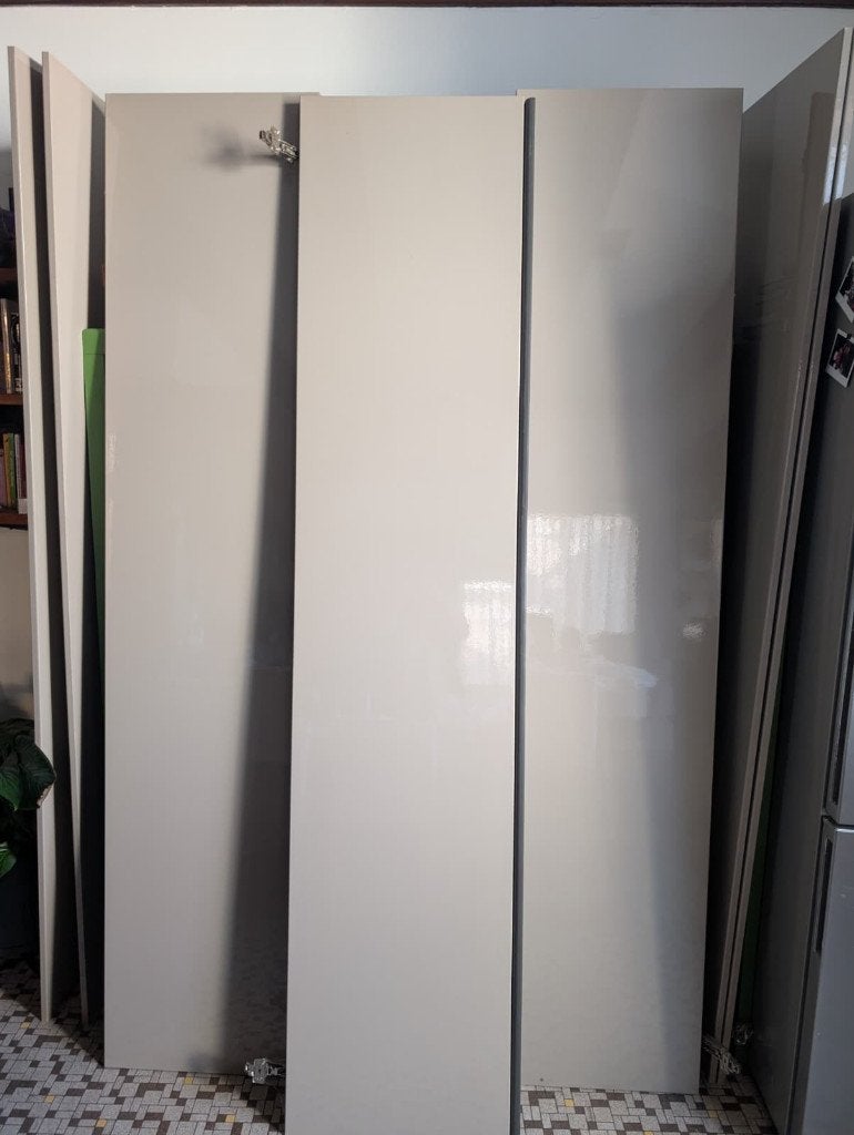 IKEA PAX kastdeuren Fardal donkerbeige, Ophalen, 200 cm of meer, Nieuw, 50 tot 100 cm