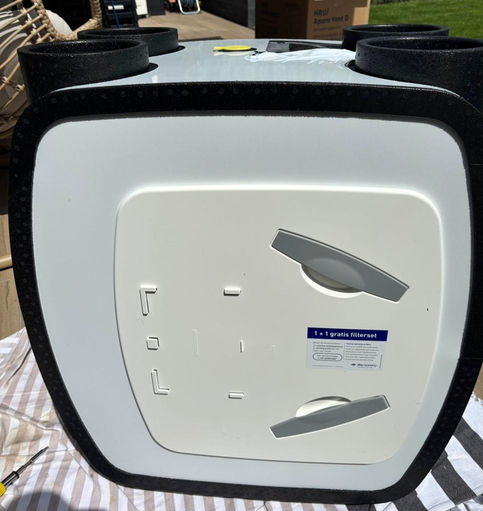 Itho HRU ECO 350 LR WTW-unit, Ophalen, Zo goed als nieuw, Ventilator en Afzuiger