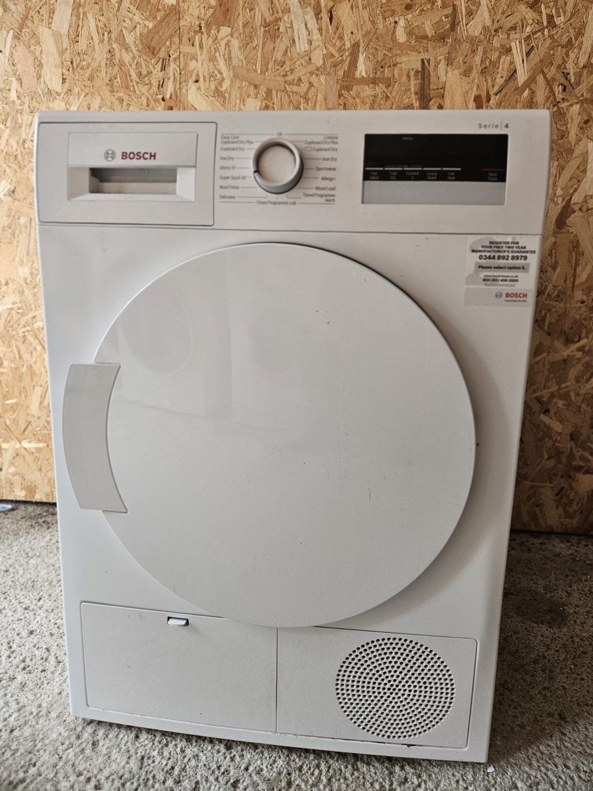 Bosch Serie 4 WTN83200GB Condensdroger, Witgoed en Apparatuur, 6 tot 8 kg, Gebruikt, Ophalen of Verzenden, Voorlader