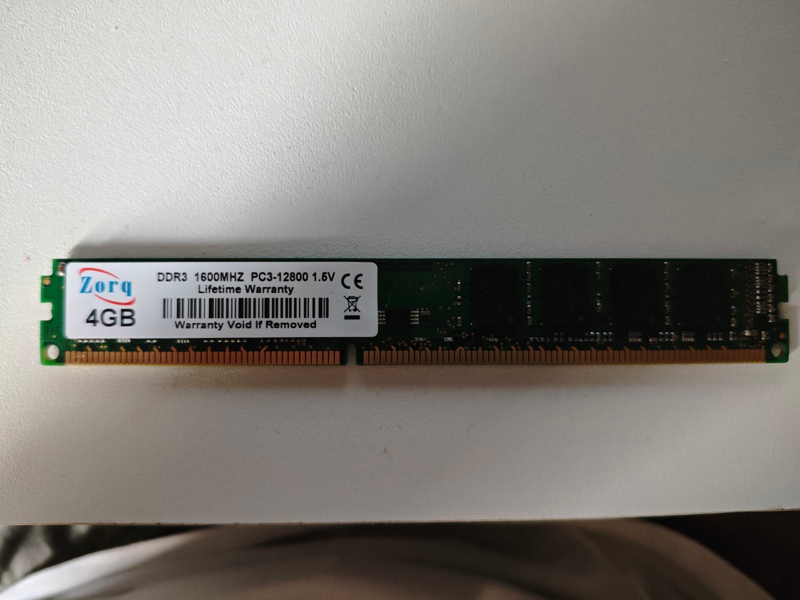 4GB DDR3 1600MHz RAM Geheugenmodule, Nieuw, DDR3, Ophalen of Verzenden, Desktop