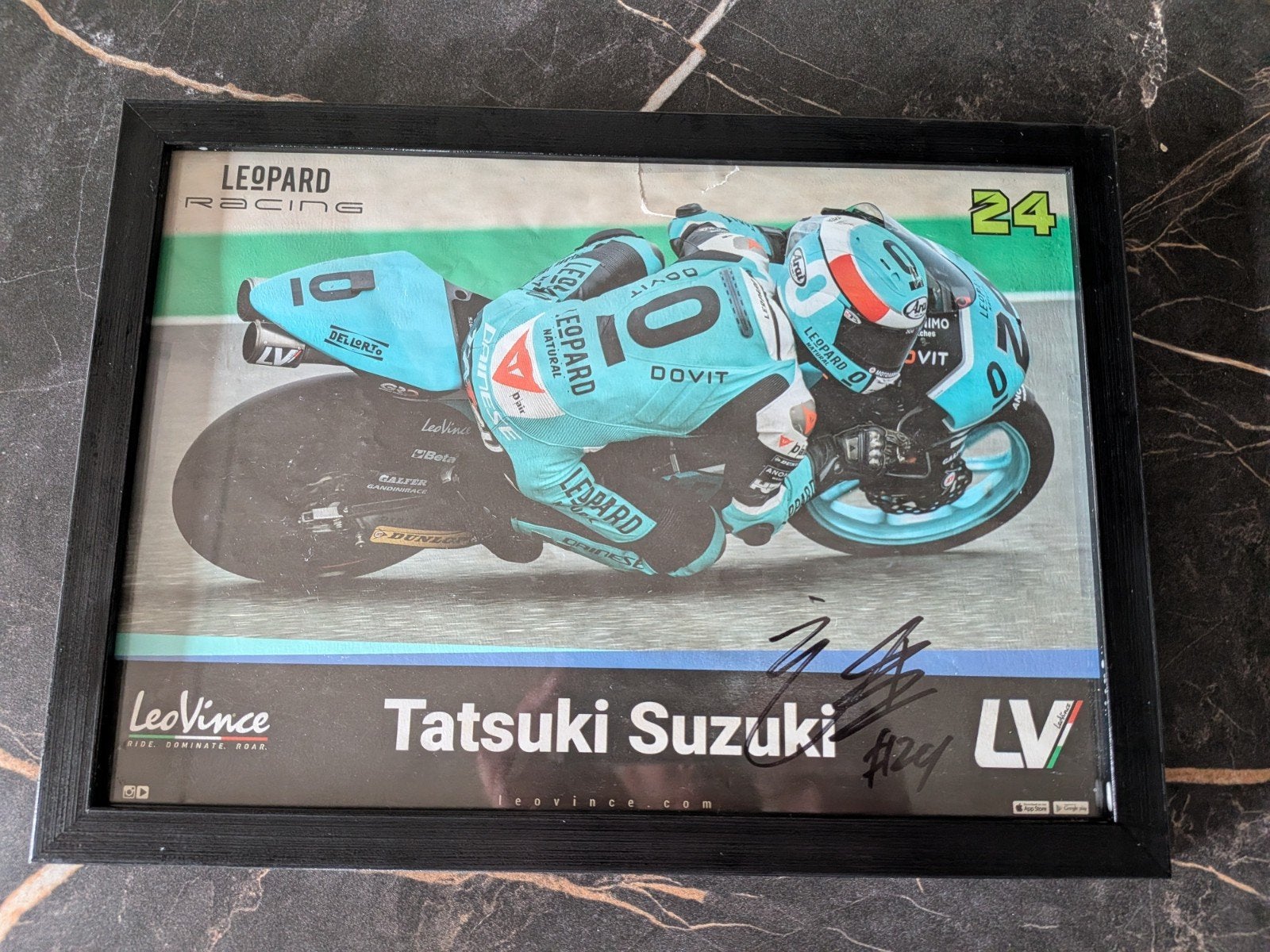 Poster Tatsuki Suzuki - Moto3 - handtekening, Ophalen of Verzenden, Gebruikt, Motoren