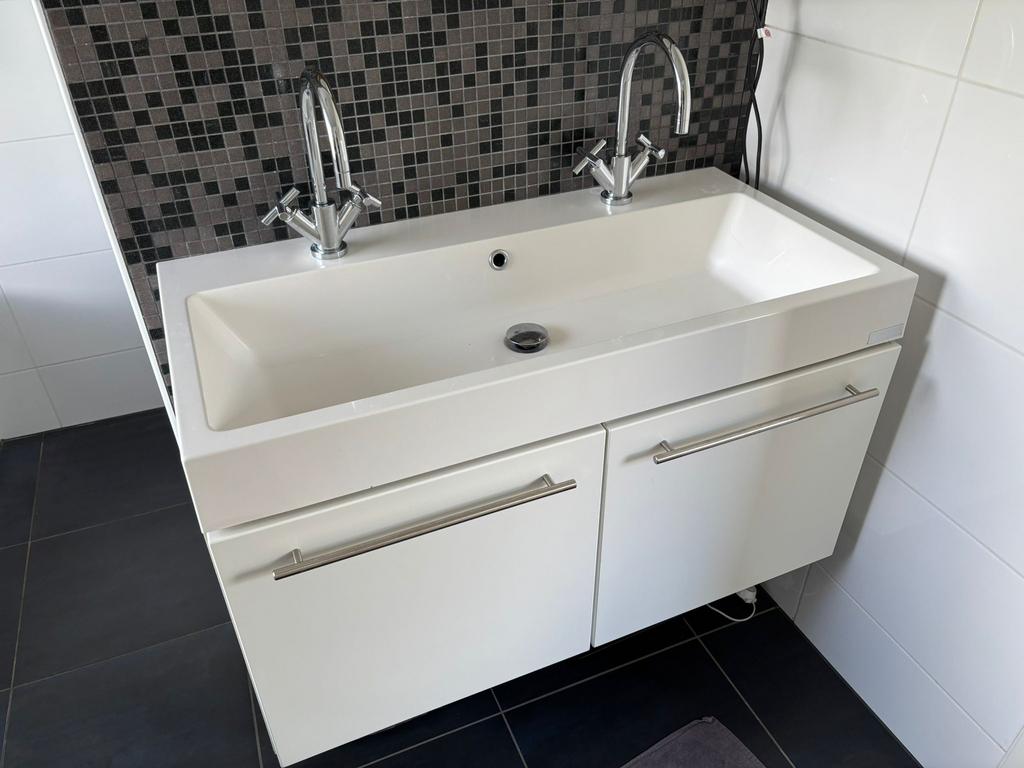 Dornbracht wastafelkranen 2 stuks, Doe-het-zelf en Verbouw, Sanitair, Ophalen of Verzenden, Gebruikt, Chroom, Toilet