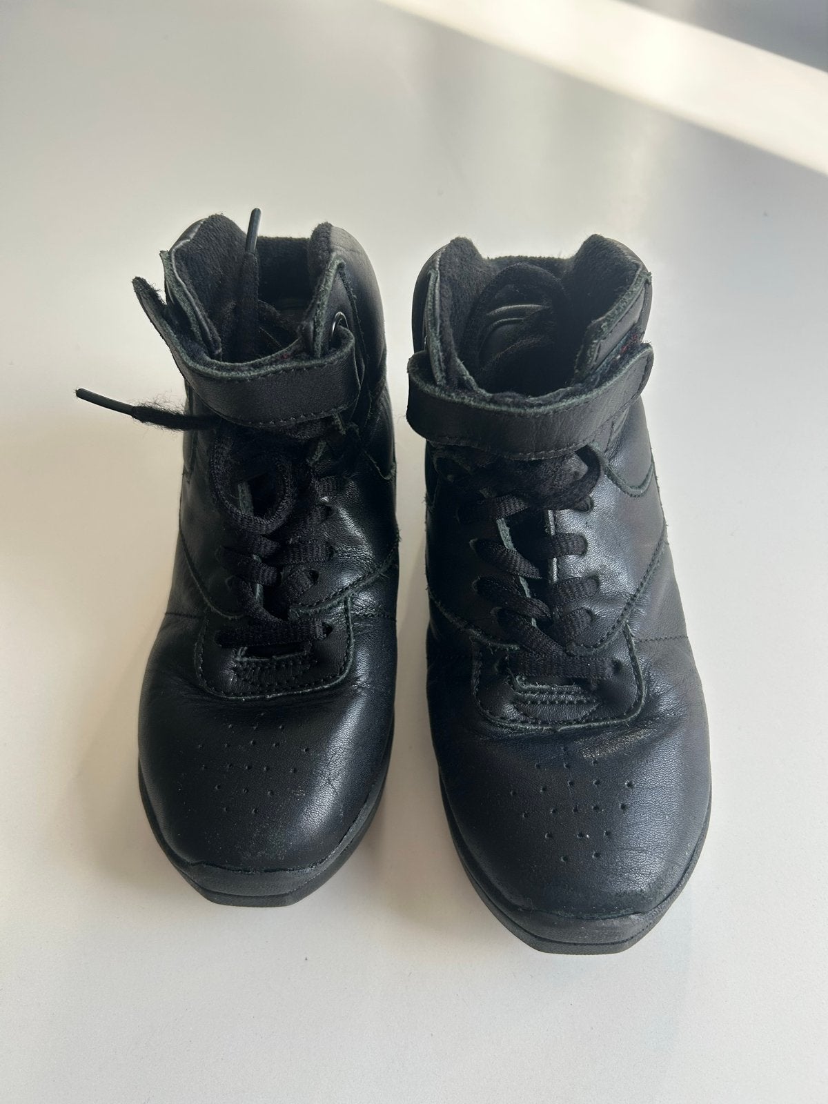 Rumpf Dansschoenen - Maat 30 - Zwart Leer, Ophalen of Verzenden, Gebruikt, Jongen of Meisje, Schoenen