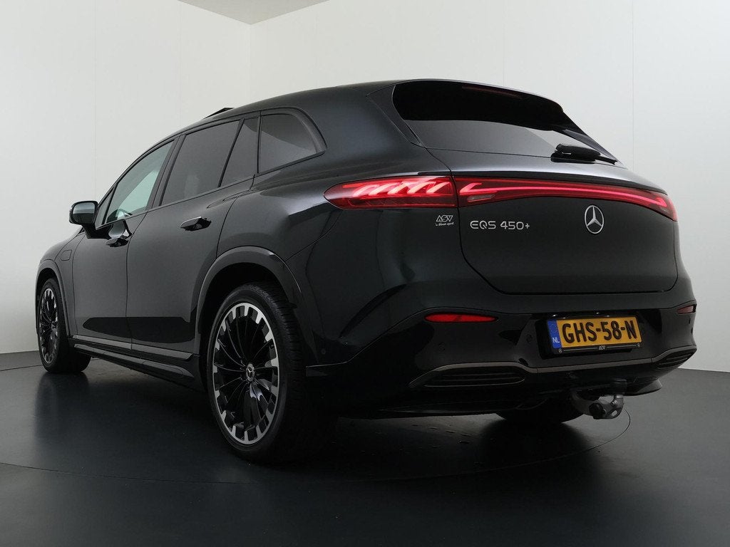 Mercedes-Benz EQS SUV 450+ AMG Line 118 kWh Accu | Panorama, Achterwielaandrijving, Gebruikt, 750 kg, 360 pk