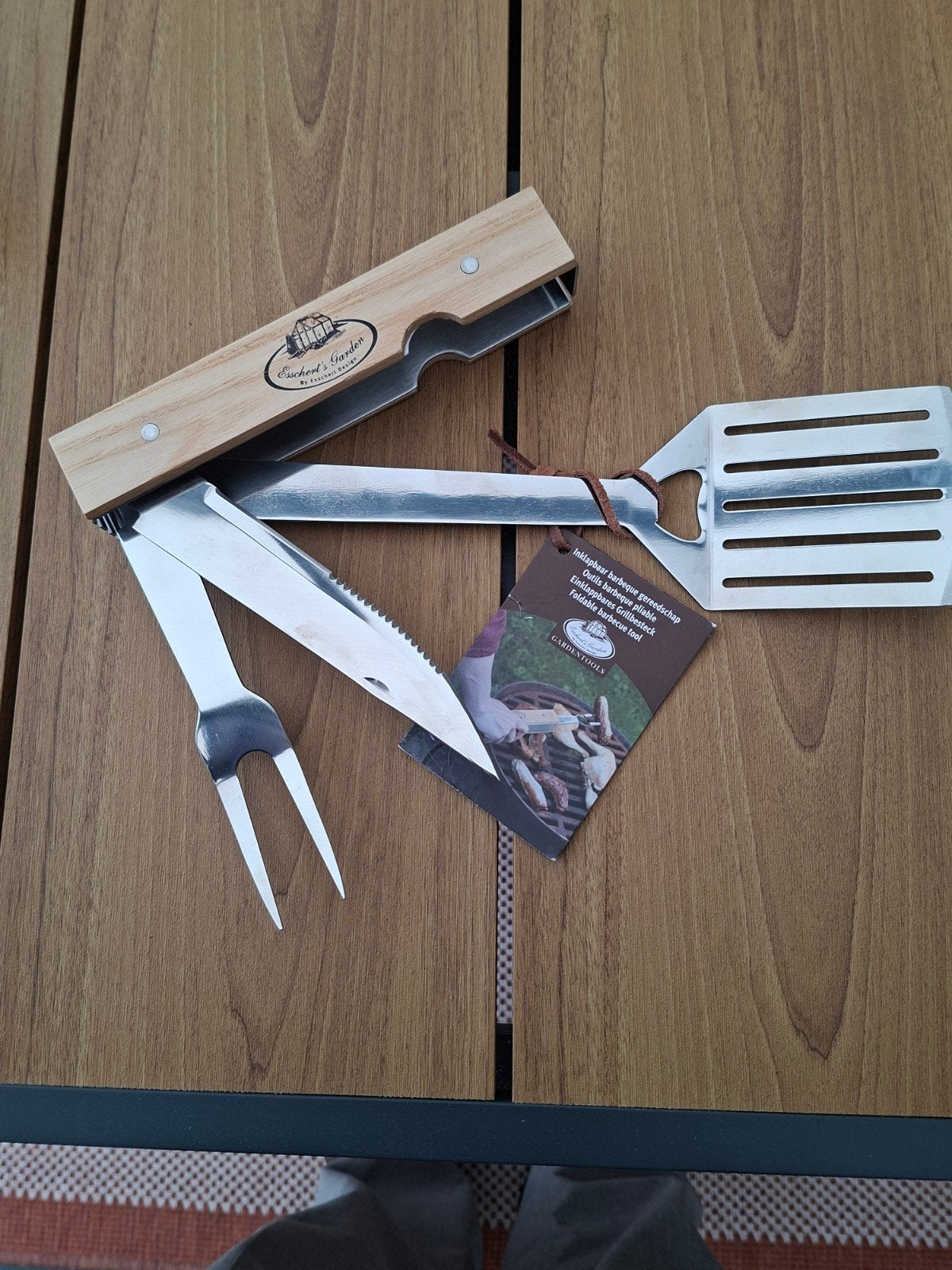 Esschert's Garden inklapbaar BBQ gereedschap, Ophalen of Verzenden, Nieuw, Esschert's Garden
