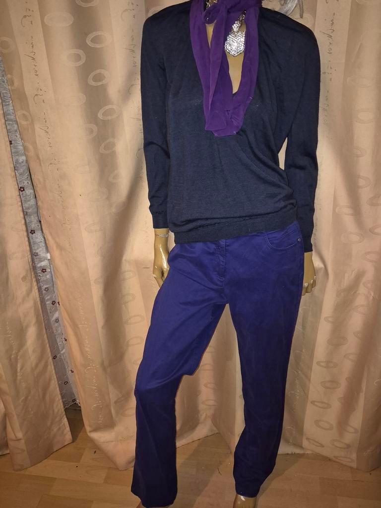 Stijlvolle broek witteveen, maat 40 (M) zgan, Maat 38/40 (M), Blauw, Ophalen of Verzenden, Zo goed als nieuw