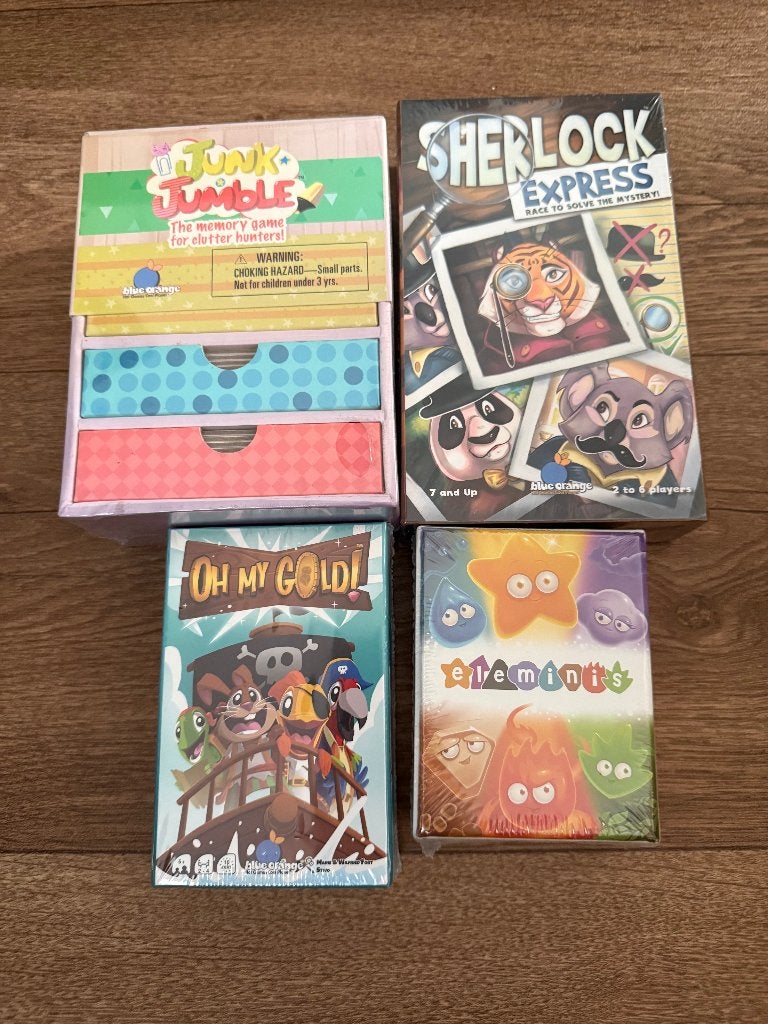 4 games set kinderen, Verzenden, Nieuw