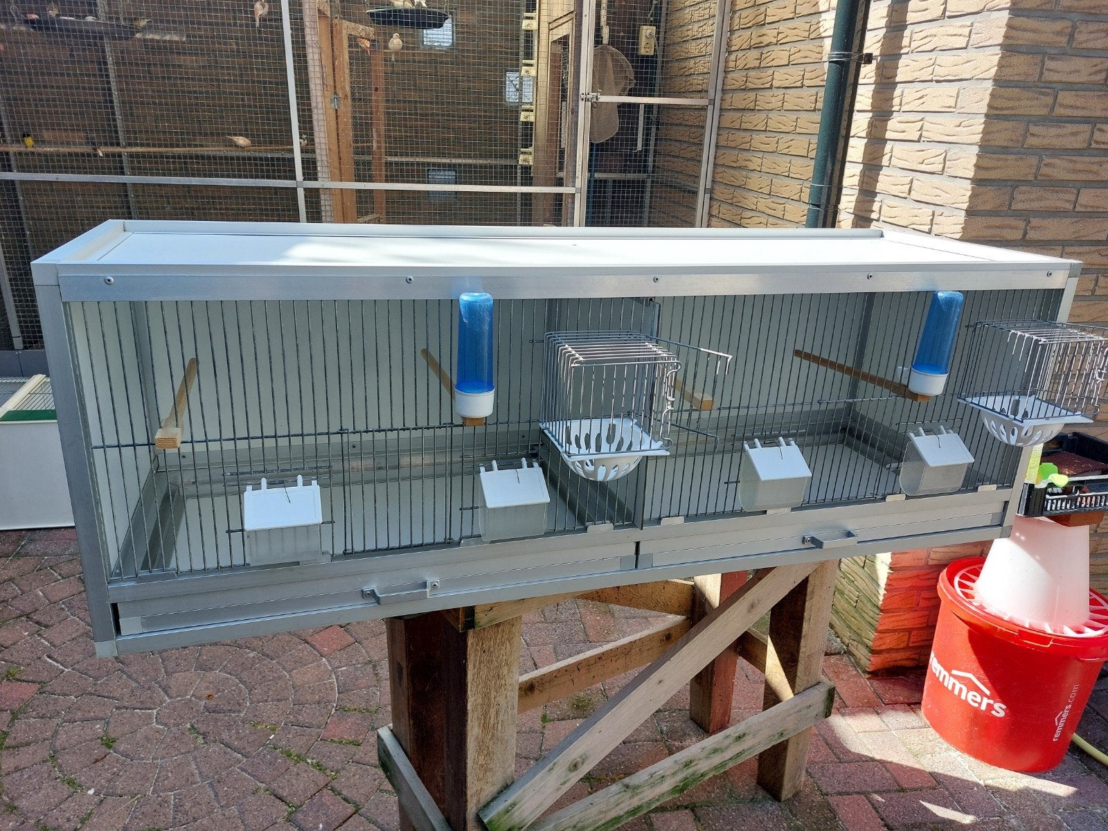 Trespa aluminium broedkooi, Dieren en Toebehoren, Ophalen, Gebruikt, Aluminium, Broedkooi of Kweekkooi