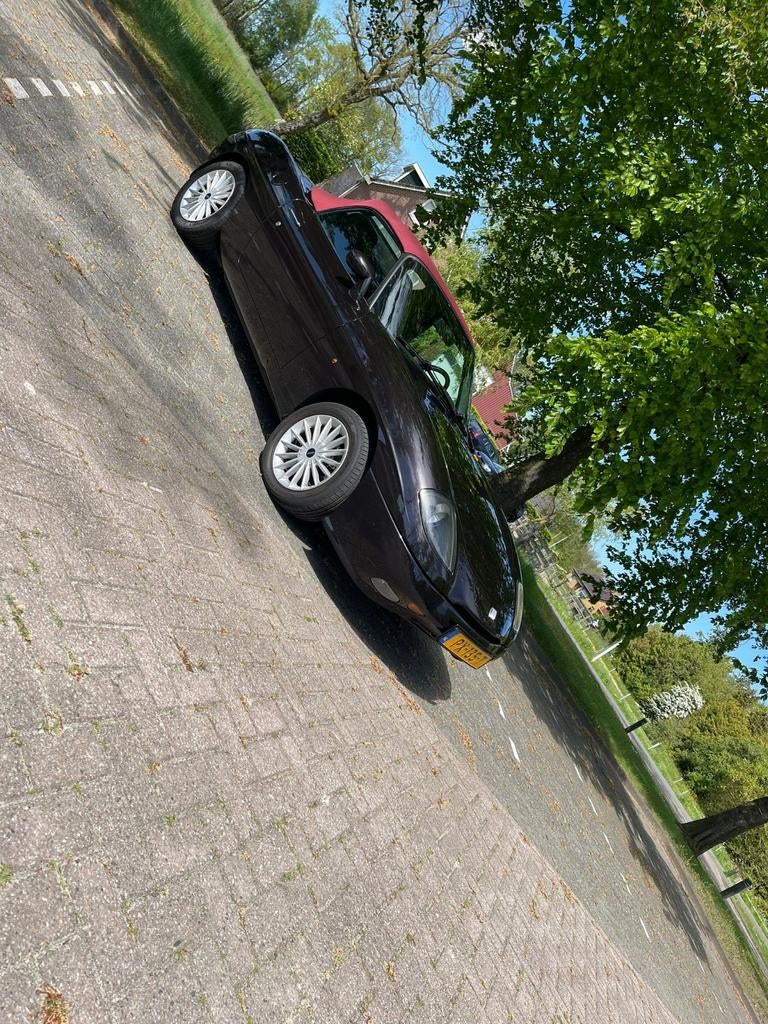 Unieke Fiat Barchetta 1.8 16V Edizione | Nero Seta | Turbine, Voorwielaandrijving, 450 kg, 40 €/maand, Cabriolet