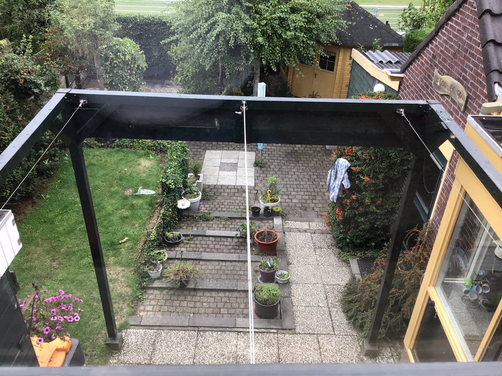 Terras overkapping, Tuin en Terras, Ophalen of Verzenden, Zo goed als nieuw, Veranda