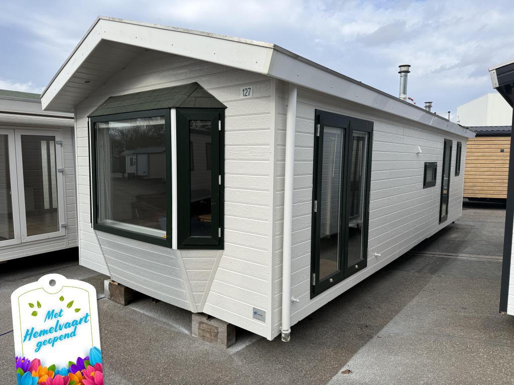 Klein Paradijs Chalet 9.90 x 3.70 m 2 Slp Dubbelglas, Caravans en Kamperen, Stacaravans, Niet ingevuld, Niet ingevuld, Niet ingevuld