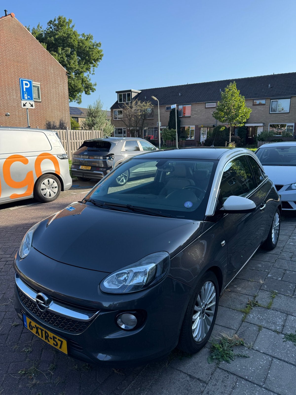 Opel ADAM 1.0 Turbo 66KW Start&stop 3D 2014 Grijs, Auto's, Opel, Voorwielaandrijving, ADAM, 40 €/maand, 1041 kg