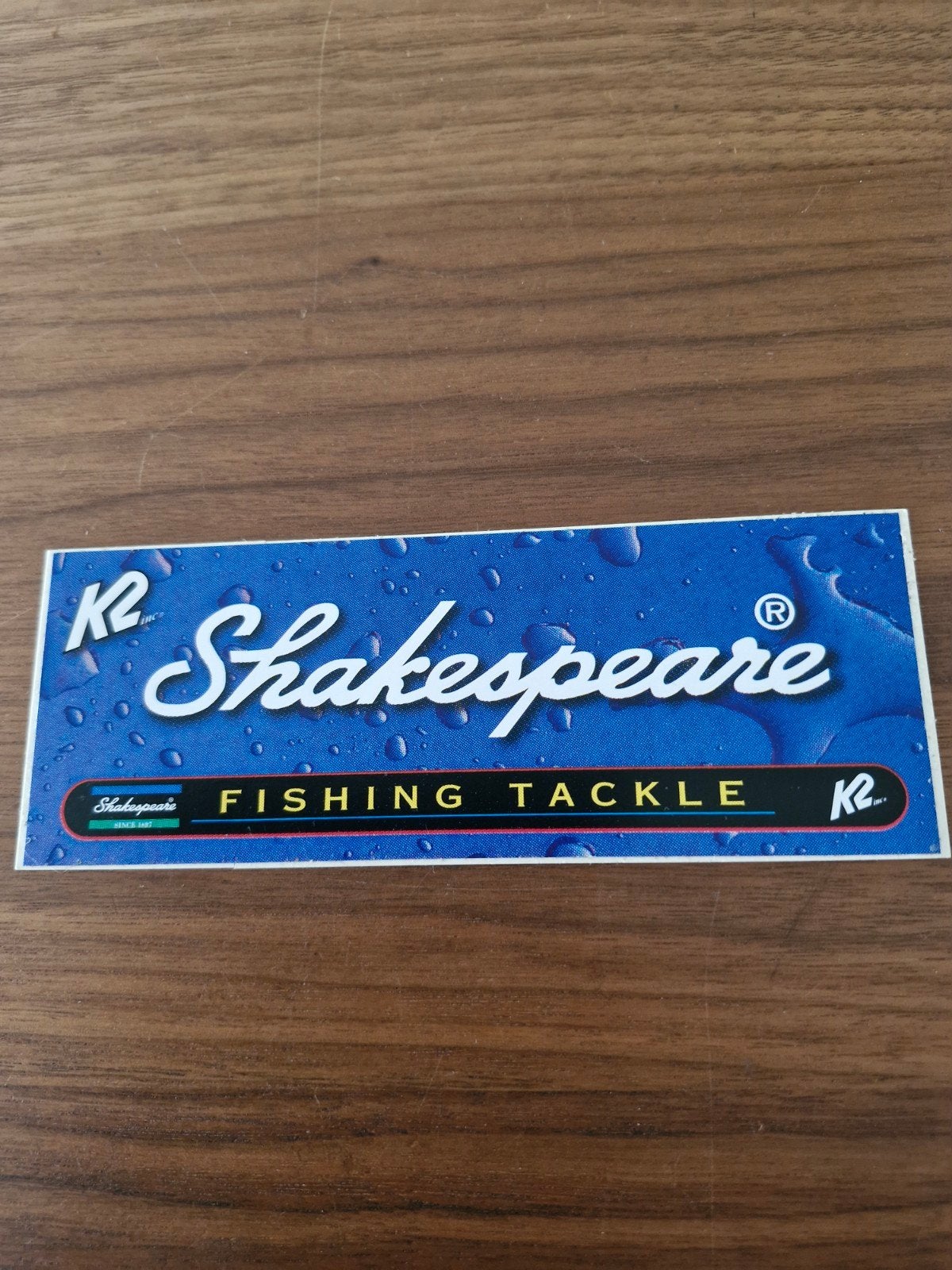 10230 Shakespeare Fishing Tackle Sticker - K2, Ophalen of Verzenden, Nieuw, Overige typen