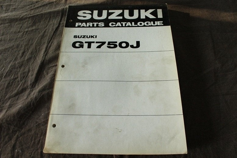Suzuki GT750 J 1971 motorcycle parts catalogue GT 750, Ophalen of Verzenden, Suzuki