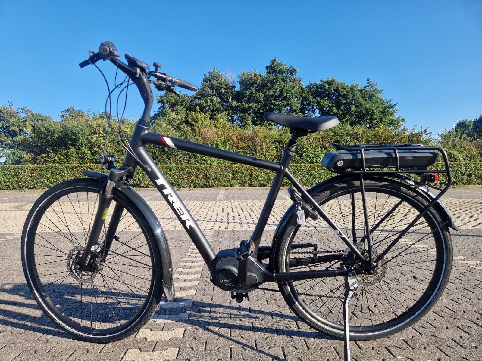 ELEKTRISCHE FIETS TREK (BOSCH MIDDEN MOTOR), Minder dan 10 versnellingen, Zo goed als nieuw, 53 tot 57 cm, Ophalen