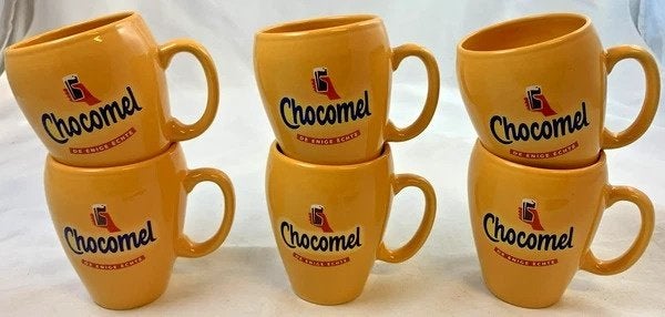 Chocomel de enige echte Keramiek Mokken Set 6 Stuks Geel, Huis en Inrichting, Keuken | Servies, Coolsingel 104, 3011 AG Rotterdam, Netherlands