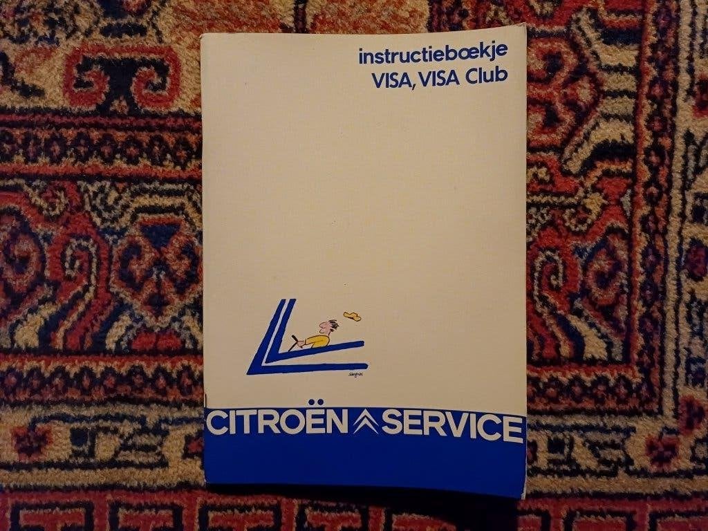 Origineel instructieboekje CITROËN VISA, VISA CLUB NL, Ophalen of Verzenden