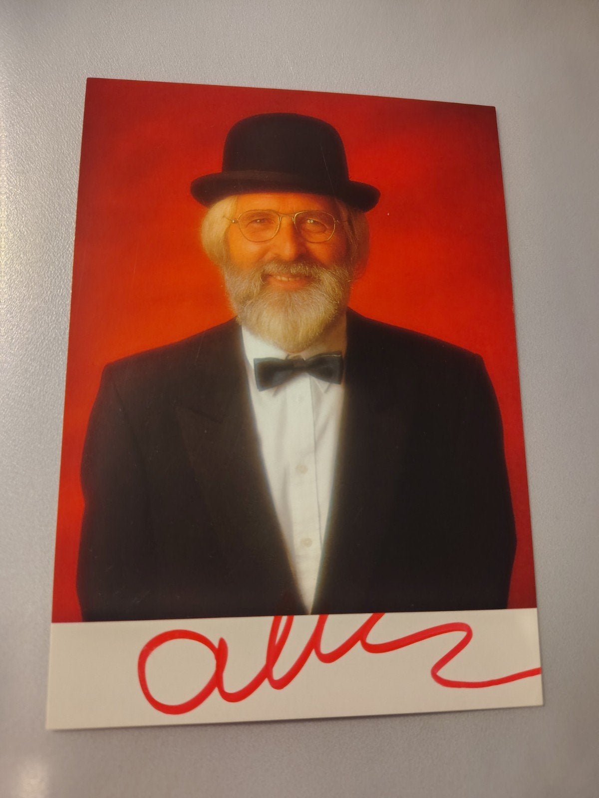 Pierre Kartner Vader Abraham Originele Handtekening, Verzamelen, Ophalen of Verzenden, Zo goed als nieuw