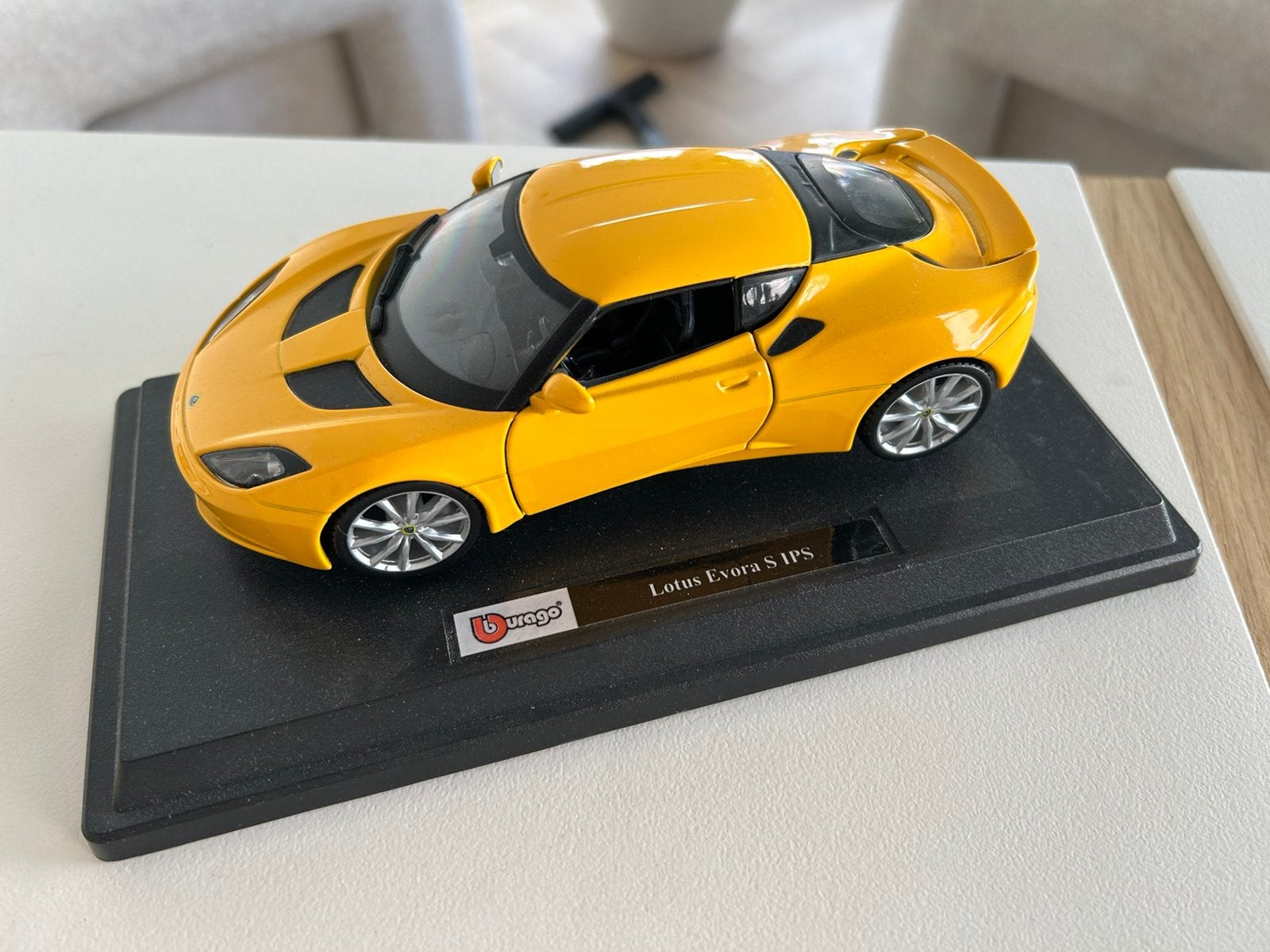 Bburago Lotus Evora S IPS model, Ophalen of Verzenden, Zo goed als nieuw, Bburago