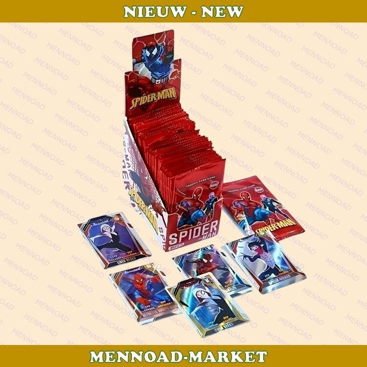 Nieuwe Spider-Man Trading Card Game Boosters, Ophalen of Verzenden, Nieuw, Boosterbox