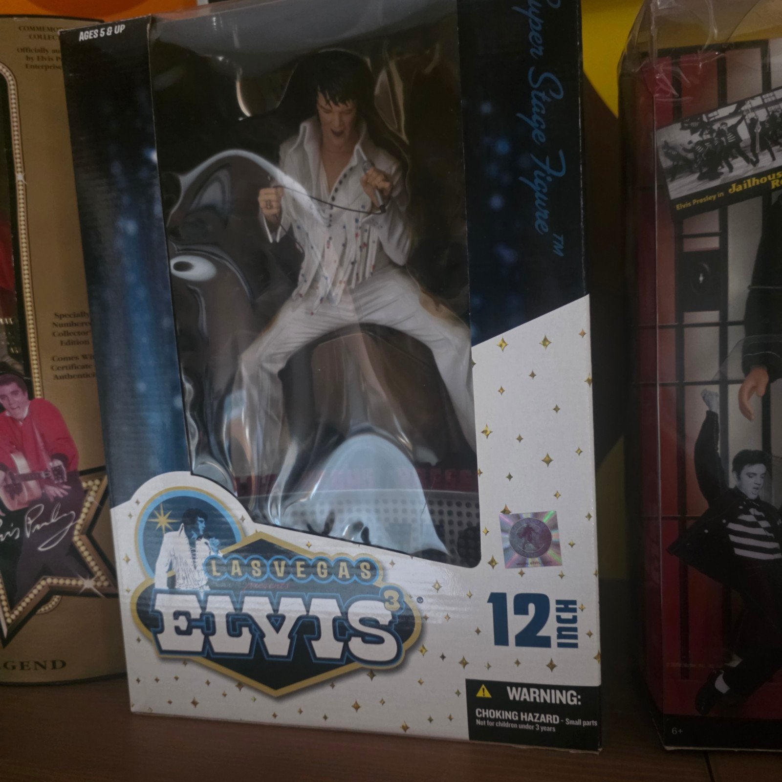 McFarlane Toys Elvis Presley "Live in Vegas, 1970" figuur, Ophalen of Verzenden, Nieuw, Pop, Beeldje of Miniatuur