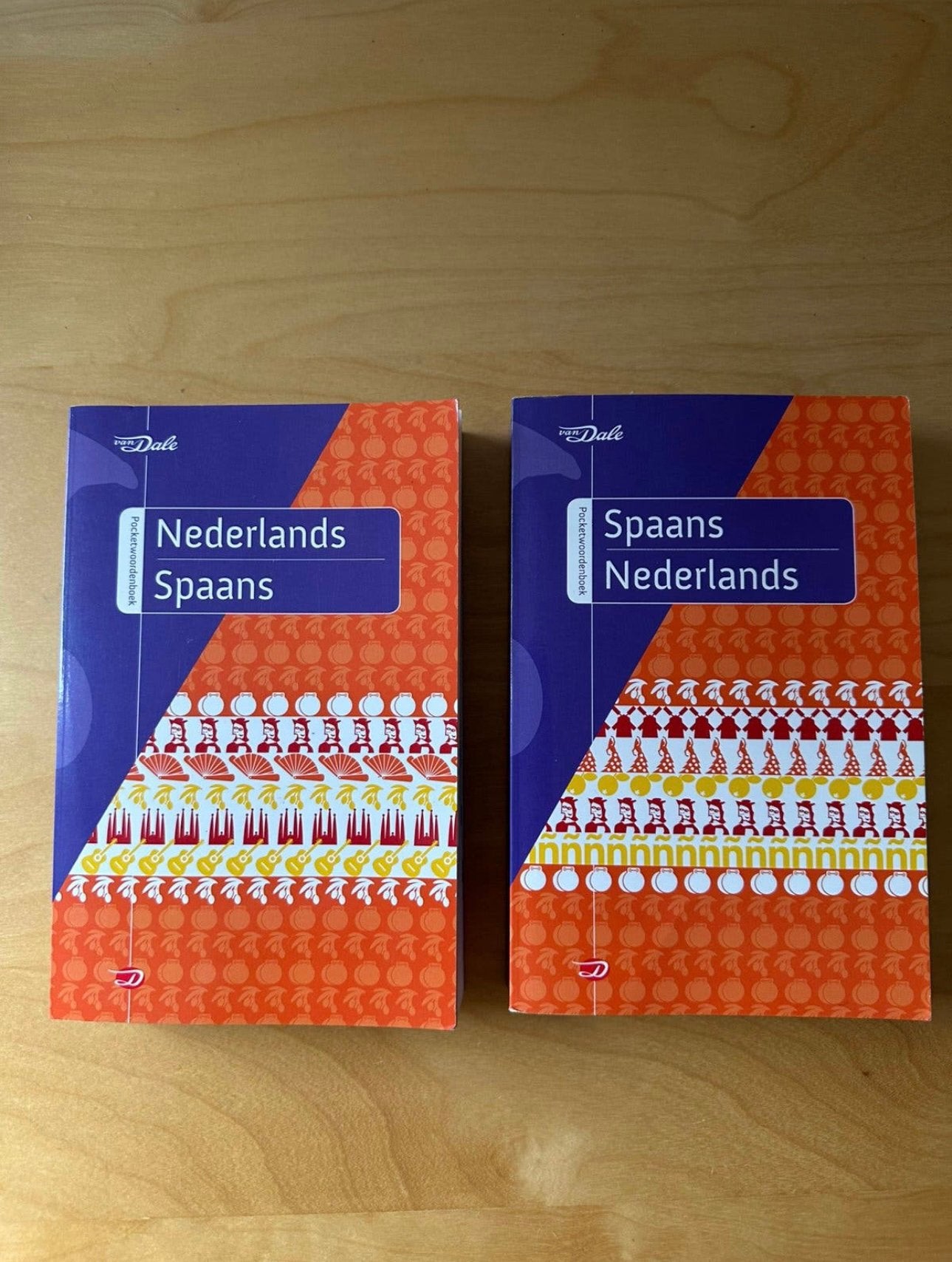 Pocketwoordenboeken, nederlands, spaans, frans, Ophalen of Verzenden, Gelezen