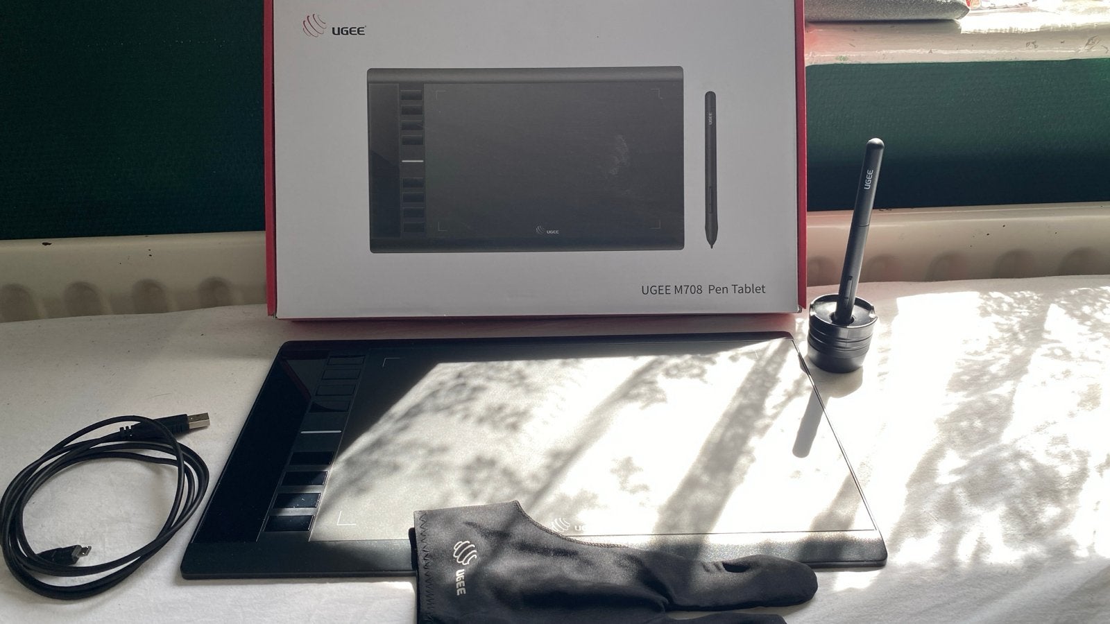 UGEE M708 Pen Tablet, Computers en Software, Tekentablets, Ophalen, Zo goed als nieuw, Bedraad