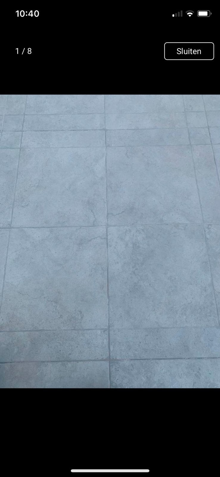 Keramische vloertegel betonlook 45x45, Doe-het-zelf en Verbouw, Tegels, Ophalen, 60 cm of meer, Keramiek, Zo goed als nieuw