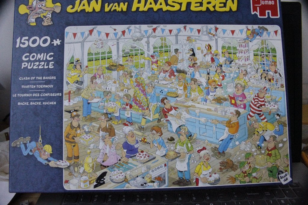 JAN van HAASTEREN  PUZZEL, Ophalen of Verzenden, 500 t/m 1500 stukjes, Zo goed als nieuw