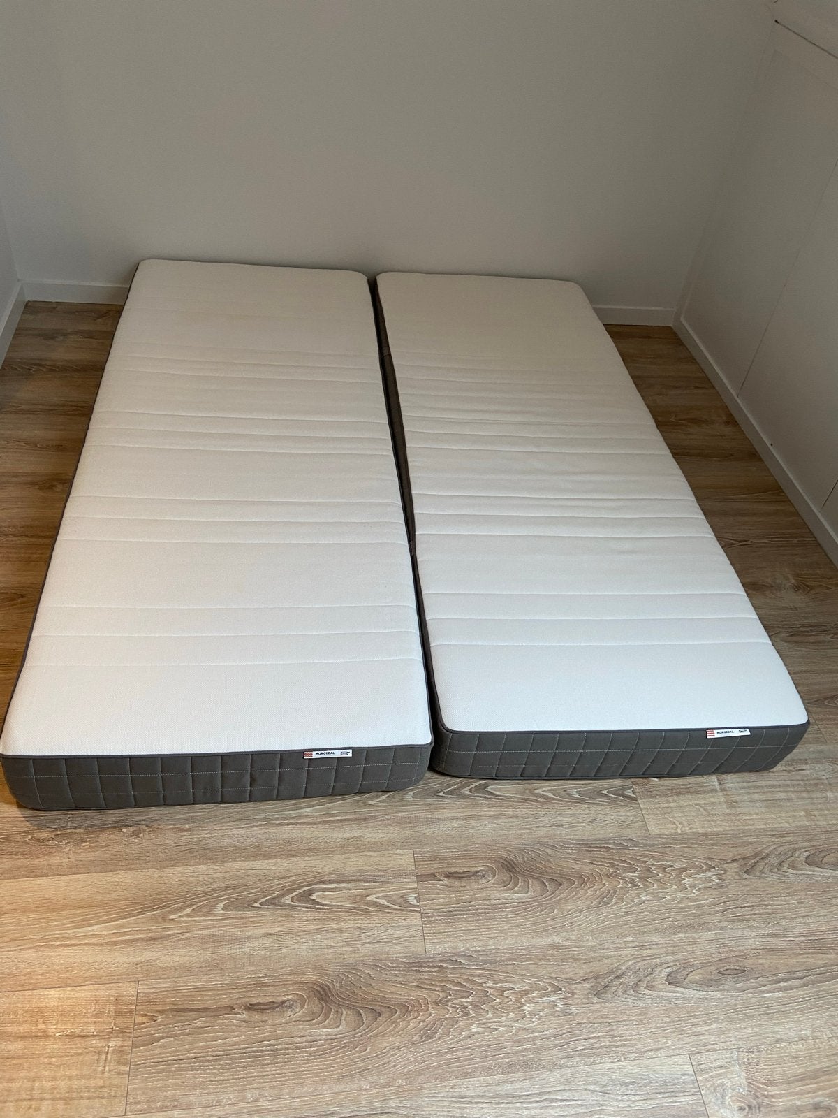 IKEA Morgedal matras 80x200 cm, 2 stuks, Huis en Inrichting, Slaapkamer | Matrassen en Bedbodems, Ophalen, Gebruikt, Tweepersoons