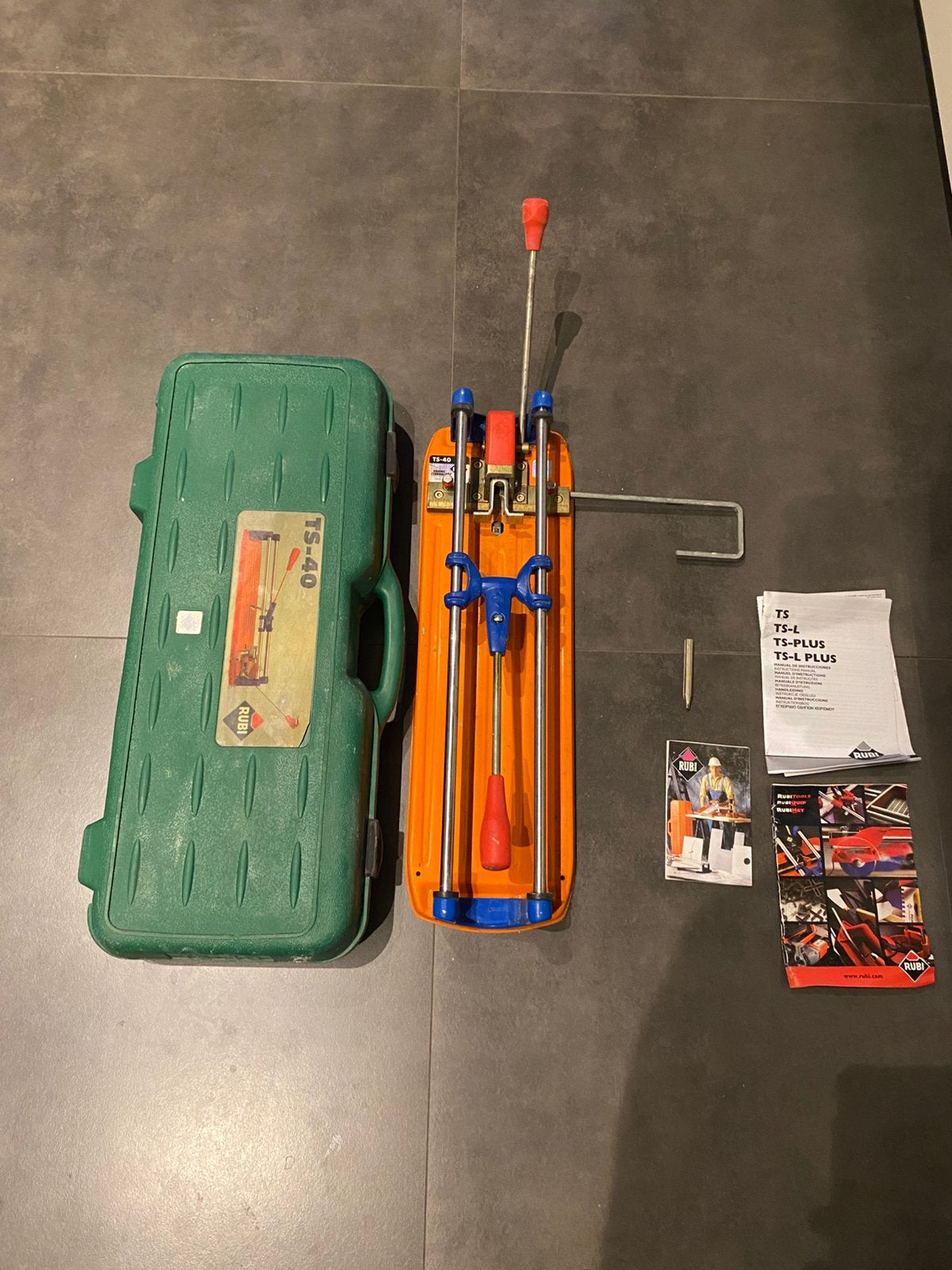 Rubi TS-40 tegelsnijder ZGAN, Doe-het-zelf en Verbouw, Gereedschap | Handgereedschap, Ophalen of Verzenden, Zo goed als nieuw