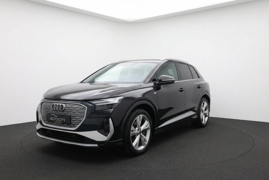 Audi Q4 e-tron 40 e-tron S Line 95% SOH l Warmtepomp l Head, Auto's, Audi, Automaat, 0 cilinders, Gebruikt, Parkeersensor