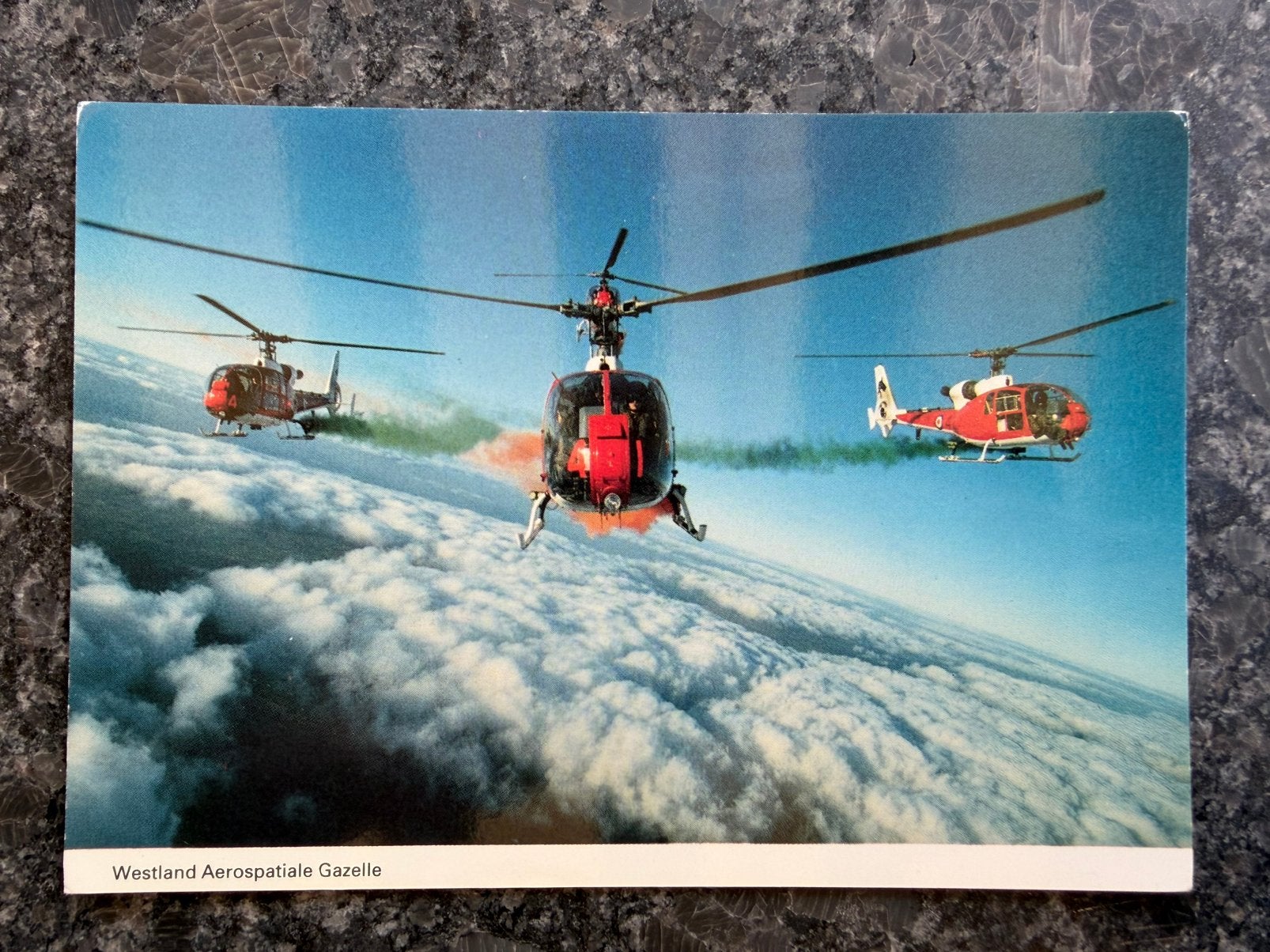 Westland Aerospatiale Gazelle the Sharks Royal Navy kaart, Ophalen of Verzenden, Kaart, Foto of Prent
