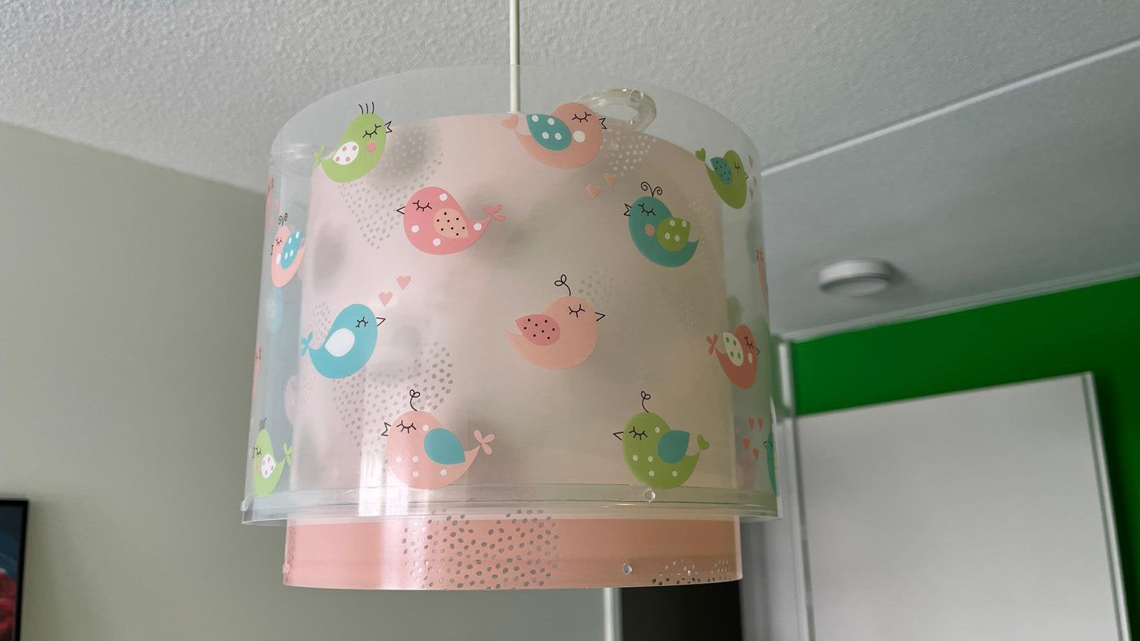 Lamp met vogeltjes, Ophalen of Verzenden, Zo goed als nieuw