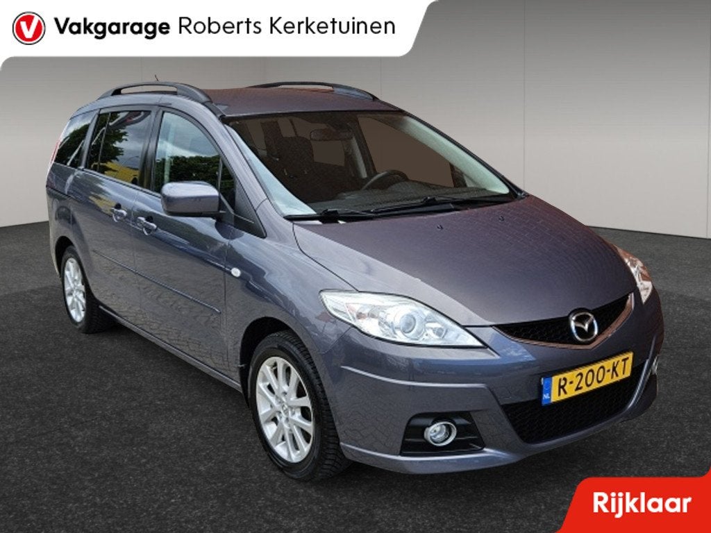 Mazda 5 1.8 Katano 7 Persoons Trekhaak Stoelverwarming nwe b, Auto's, Mazda, Keurmerk '100% Onderhouden', 12 maanden, Stof, Gebruikt