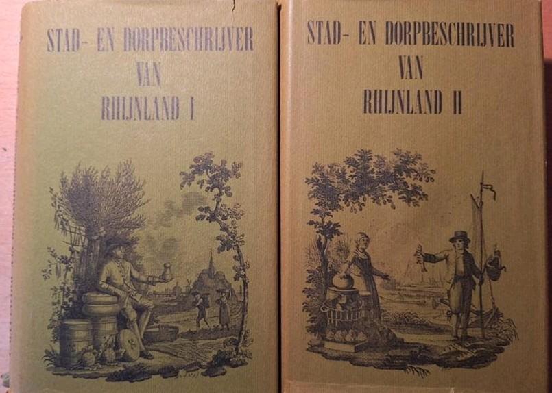 Nederlandsche Stad- en Dorpbeschrijver van Rijnland I & II, Ophalen of Verzenden, 19e eeuw, Gelezen, J. Bakker
