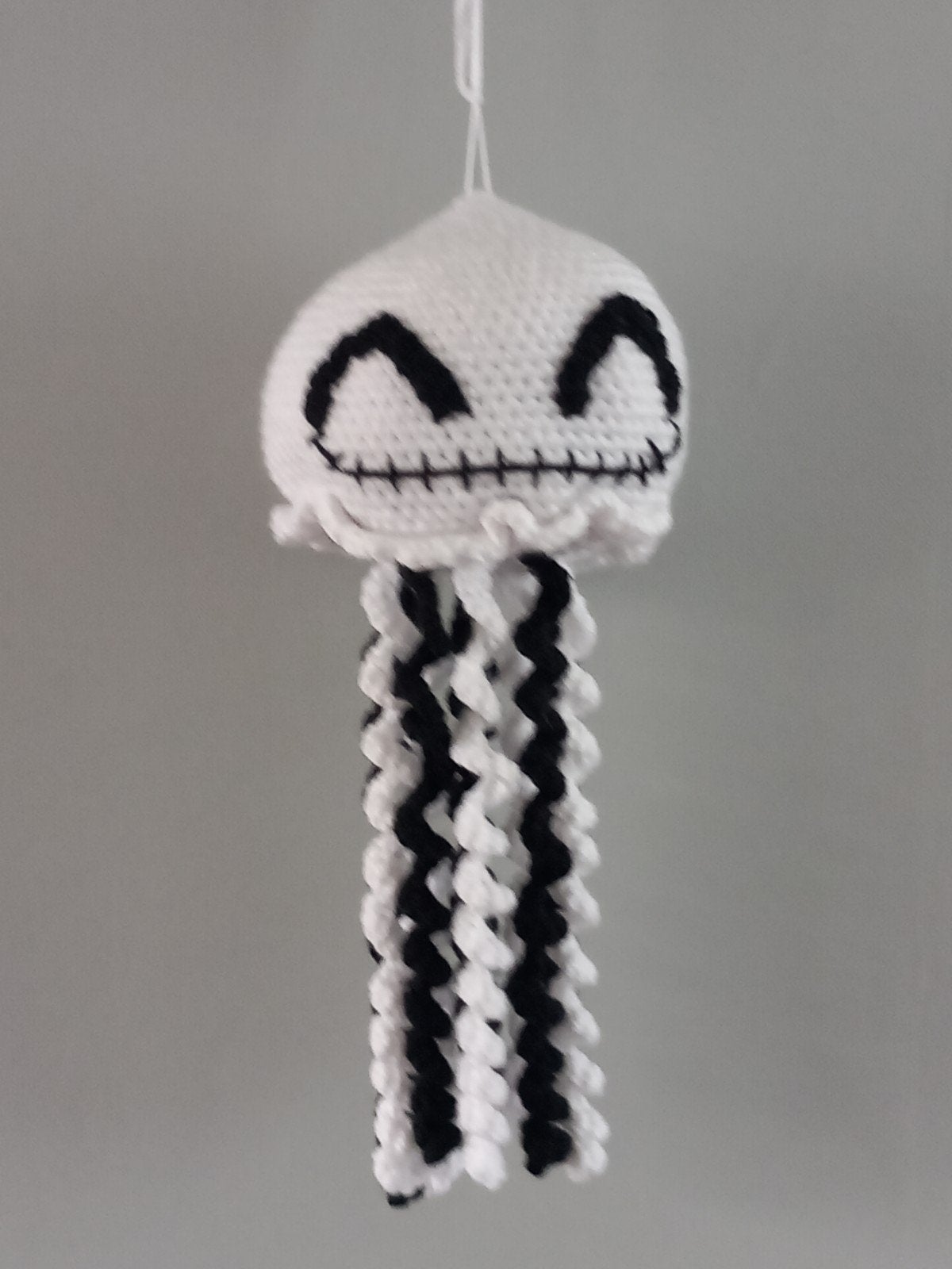 Gehaakte Kwal Jack Skellington Decoratie, Ophalen of Verzenden, Nieuw
