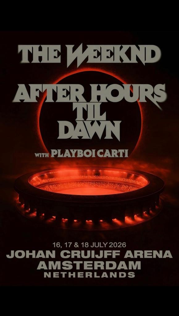 The Weeknd zaterdag 18 juli, Eén persoon, Juli