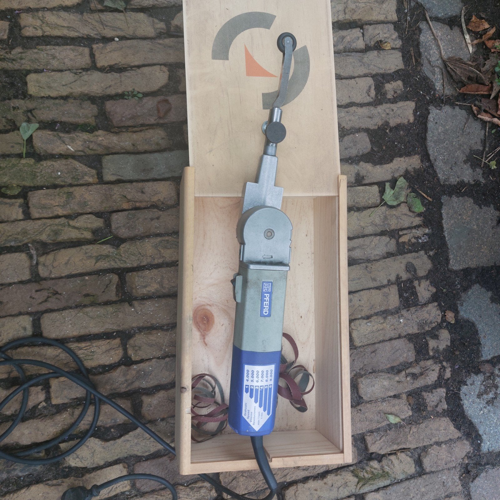 PFERD UBS 5/100 SI 925 bandschuurmachine, Ophalen, Gebruikt, Minder dan 600 watt, Bandschuurmachine