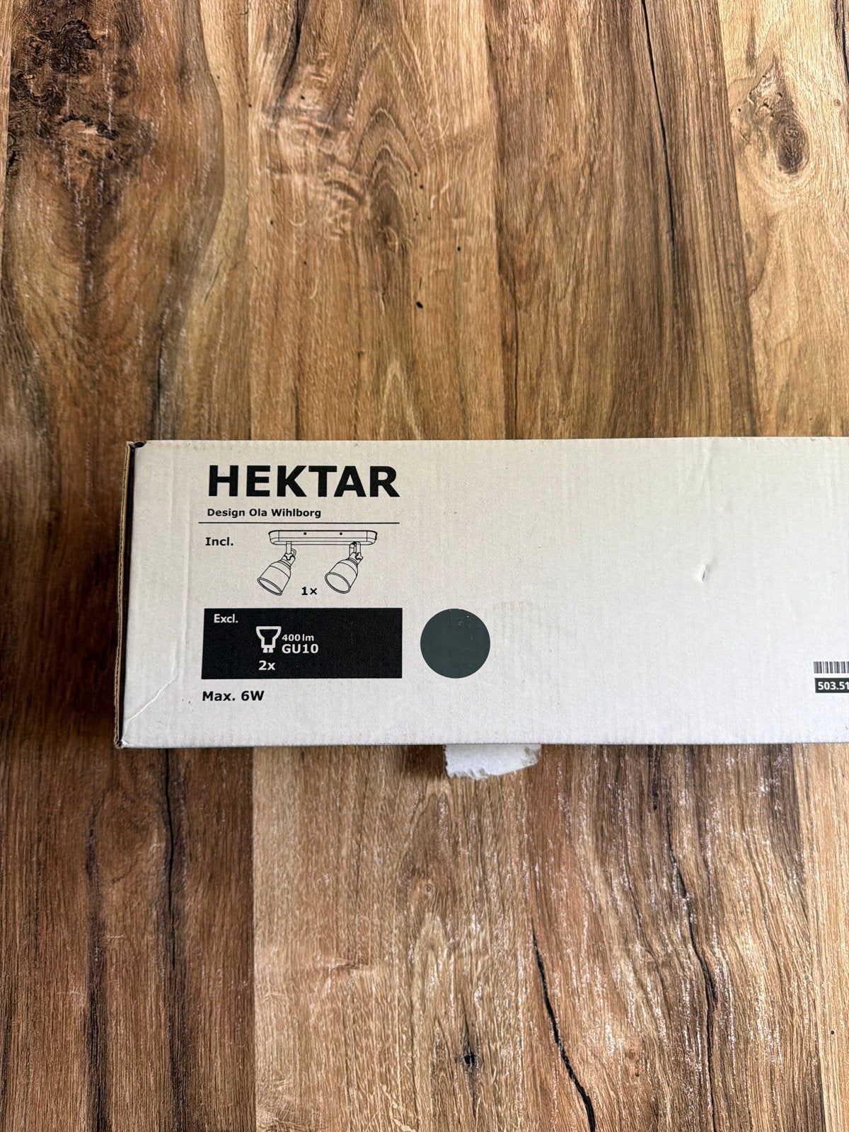 IKEA Hektar Plafondspot/Wandspot - Nieuw in doos, GU10, Nieuw, Ophalen of Verzenden, IKEA