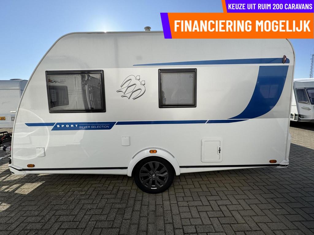 Knaus SPORT SILVER 400 LK STAPELBED,FIETSENDR, VOORTENT, Bedrijf, 5 tot 6 meter, Knaus, Tot en met 4