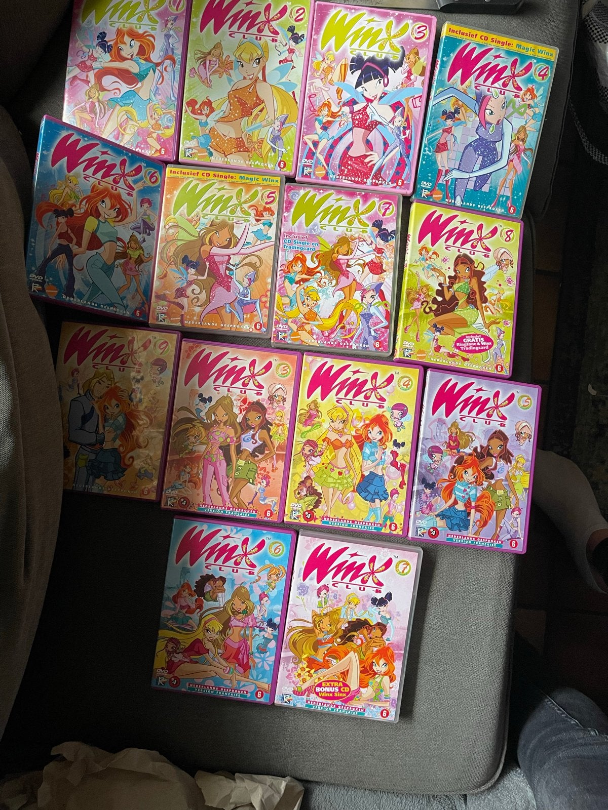 Winx Club DVD collectie - Seizoen 1-2, Cd's en Dvd's, Europees, Gebruikt, Animatie, Alle leeftijden