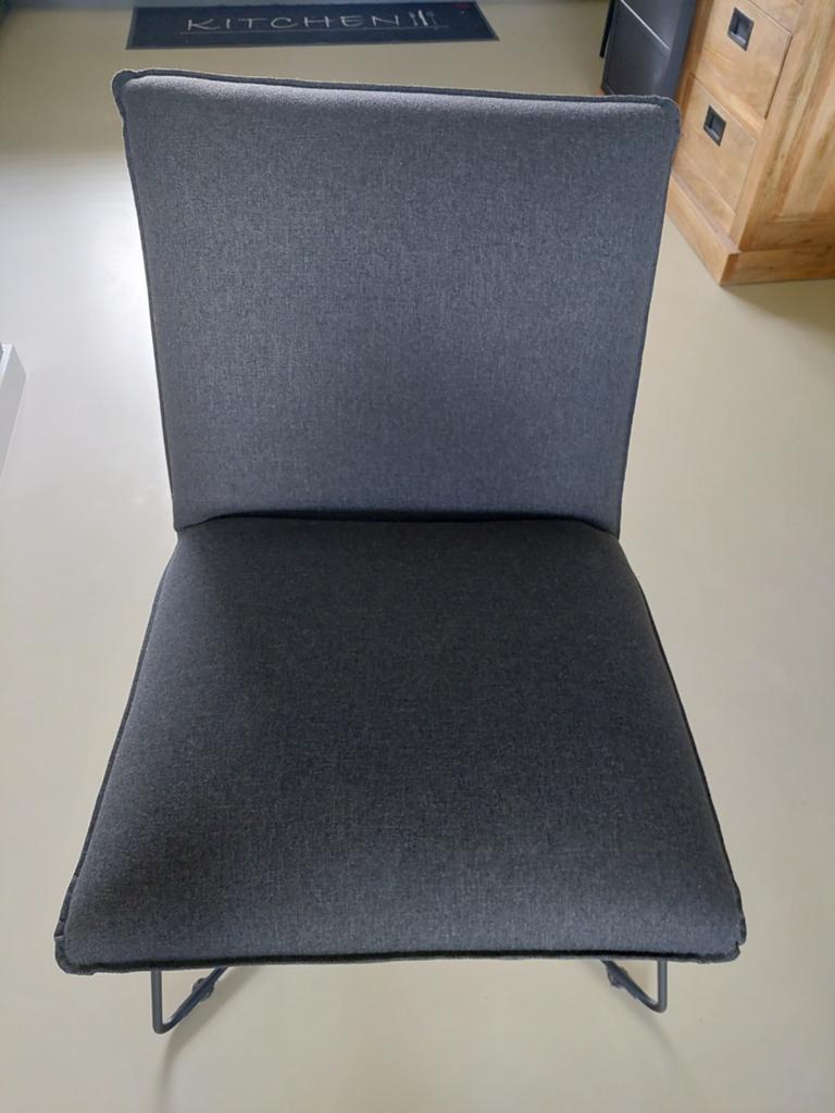 Lounge stoel, Ophalen, Blauw, Zo goed als nieuw, Stof