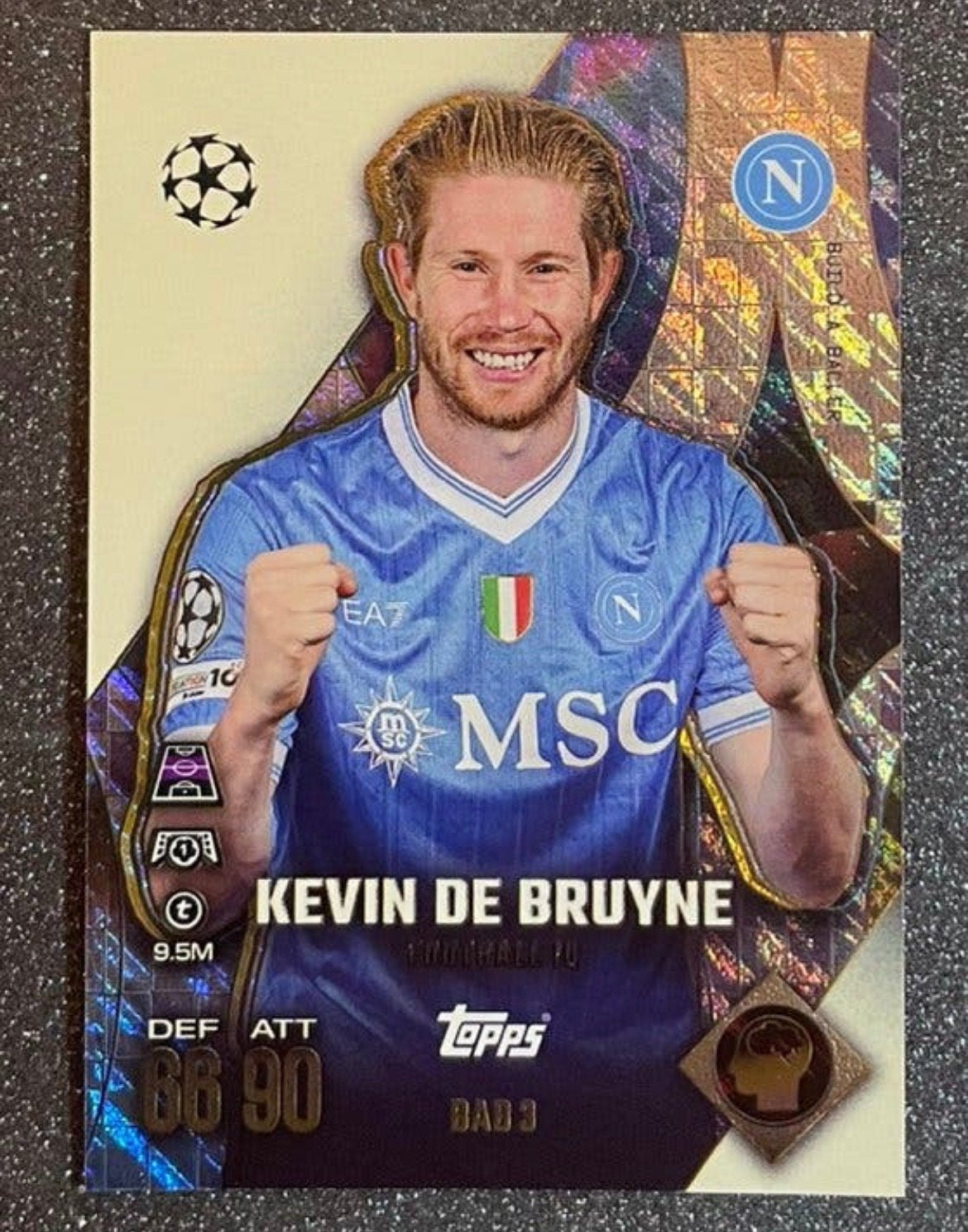 Topps MA EXTRA 25/26  BUILD A BALLER  KEVIN DE BRUYNE NAPOLI, Verzenden, Zo goed als nieuw, Plaatje